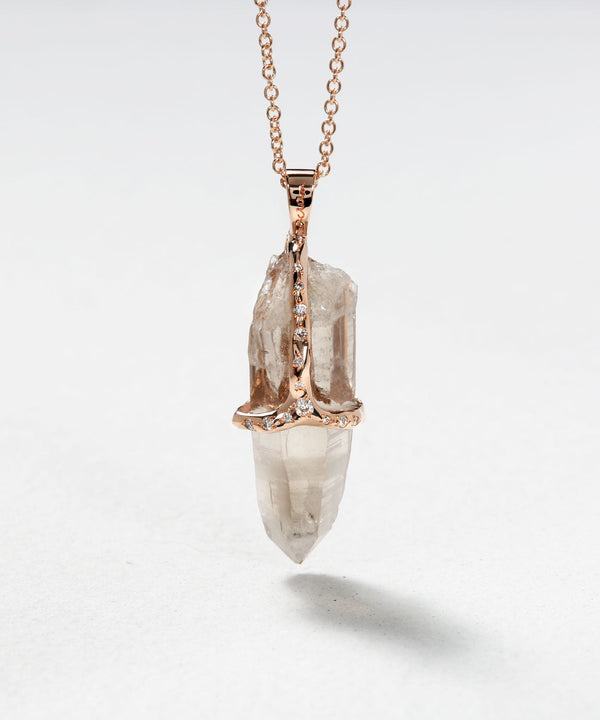 Opalescent Healing Crystal Necklace